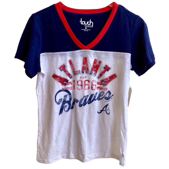 Touch by Alyssa Milano Tops - Touch Stadium by Alyssa Milano MLB  “Atlanta Braves” V-Neck Tee